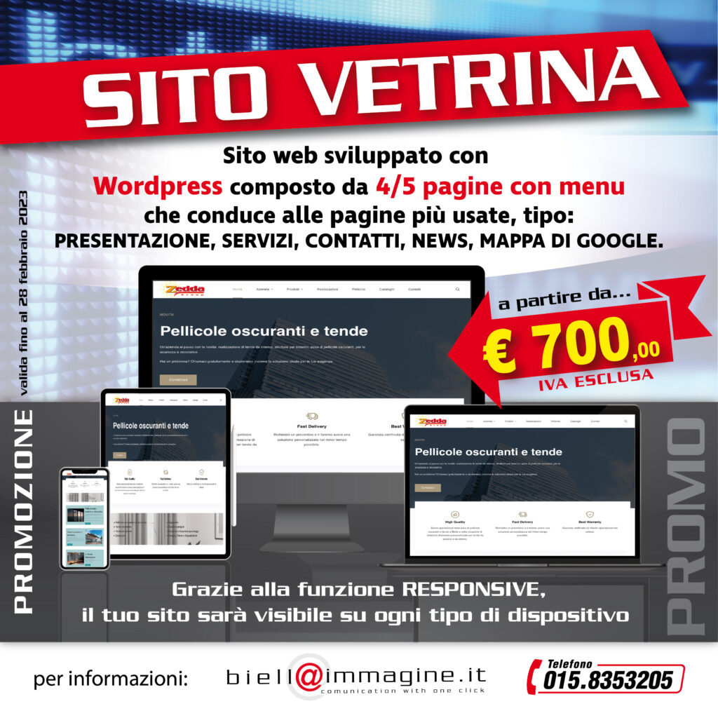 Sito Web Vetrina con WordPress